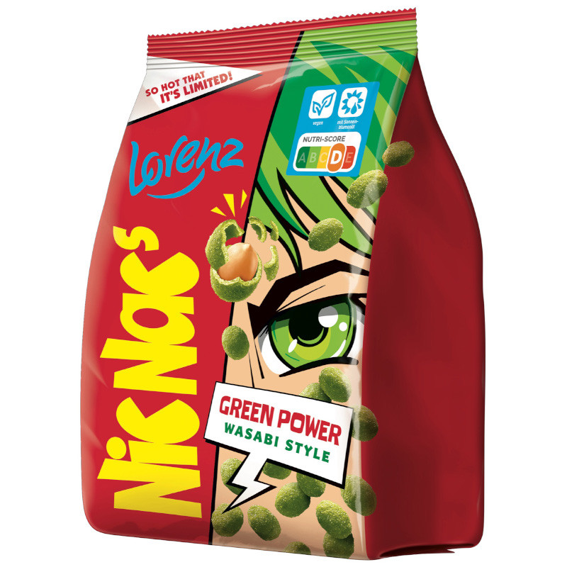 Lorenz Nic Nacs Wasabi 800 g Erdnüsse im Wasabi Mantel kaufen